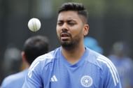 India Nets Session - ICC Men's T20 Cricket World Cup West Indies & USA 2024" - Source: Getty